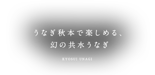 共水うなぎづくしコース